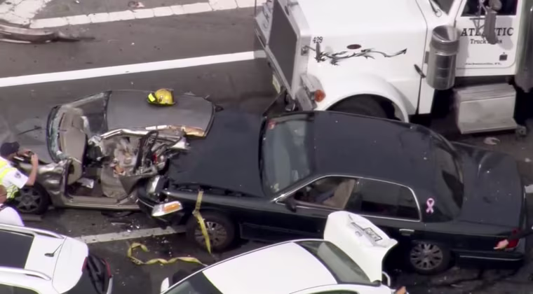 Aerial shot of last week's fatal crash on State Road 436 and 434 in Altamonte Springs.