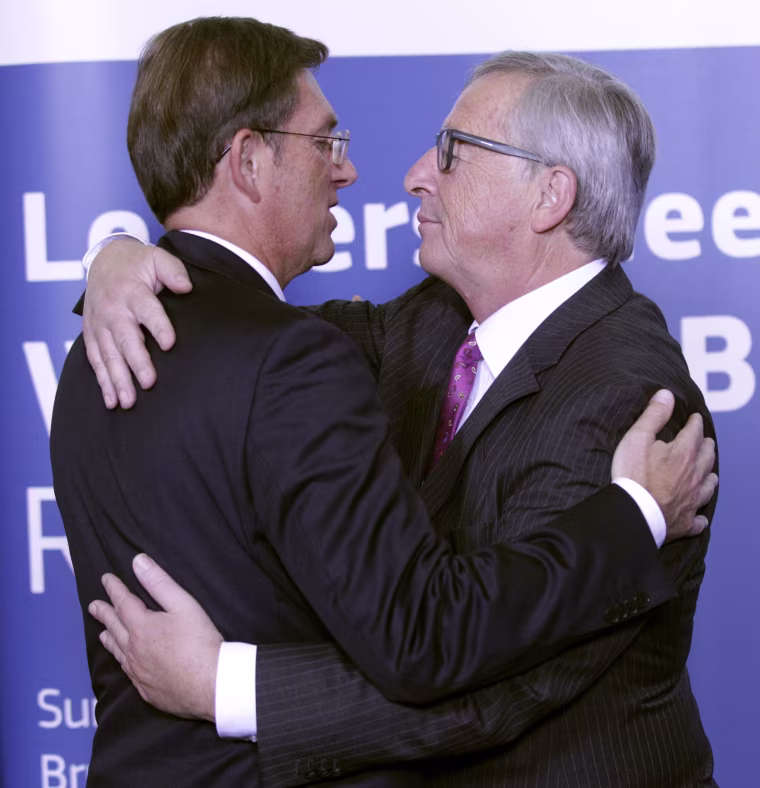 Image: Slovenian prime minister at EU