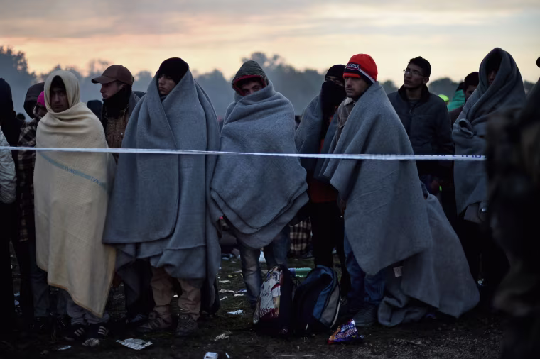 Image: Migrants Cross Into Slovenia