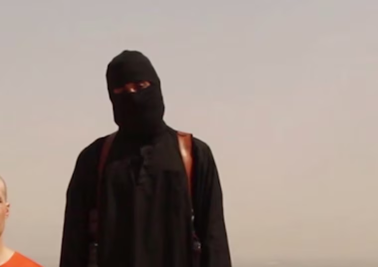Image: Image: A graphic video obtained by NBC News purportedly shows James Wright Foley reciting threats against America before he is executed by an ISIS militant.