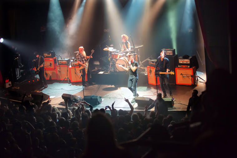 Image: American rock group Eagles of Death Metal perform