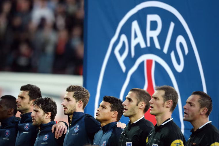 Image: FBL-FRA-LIGUE1-LORIENT-PSG-FRANCE-ATTACKS-TRIBUTE