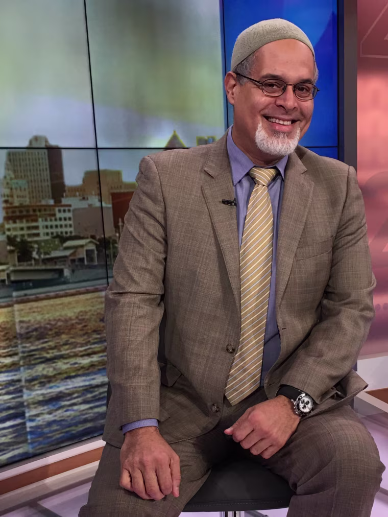 Wilfredo Amr Ruiz at Univision Studios in Doral, Florida, December 2015.