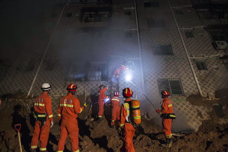 Image: Landslide Collapses Buildings In Southern China