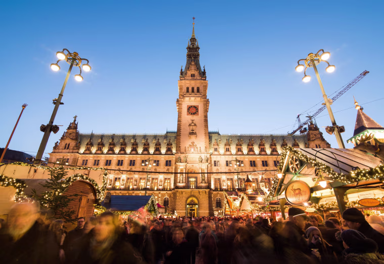 Image: Christmas market in Hamburg
