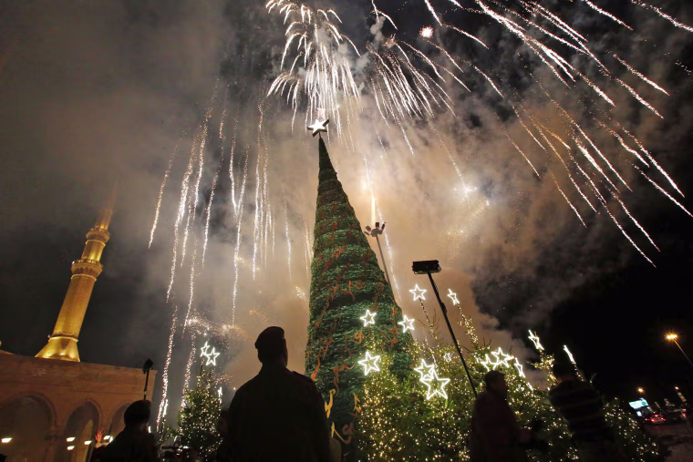 Image: TOPSHOT-LEBANON-CHRISTMAS-CHRISTIANS