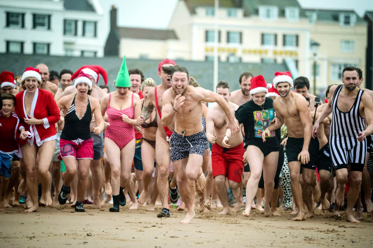 Image: Exmouth Christmas day swim
