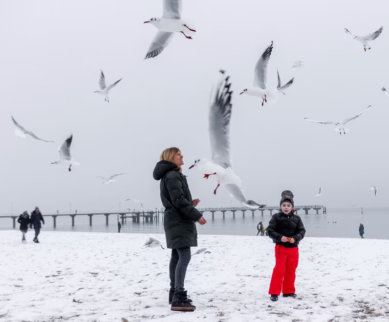 Image: Winter weather at the Baltic Sea coast