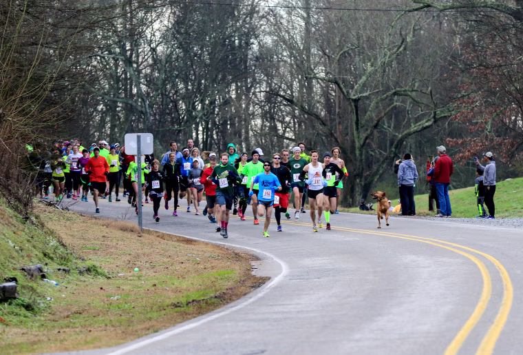 What started as a typical half-marathon ended as anything but when a hound dog joined the race and snagged a seventh-place finish.

According to Runner's World, the two-and-a-half-year-old Ludivine slipped away from her backyard the morning of Jan. 16 and found her way to the starting line of the Trackless Train Trek Half Marathon in the sleepy town of Elkmont, Alabama.