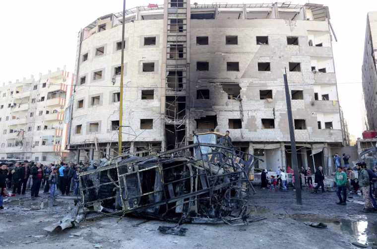 Image: TOPSHOT-SYRIA-CONFLICT-BLAST-SHIITE-RELIGION-IS