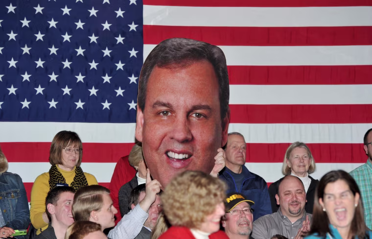 Image: Chris Christie Campaigns In Iowa