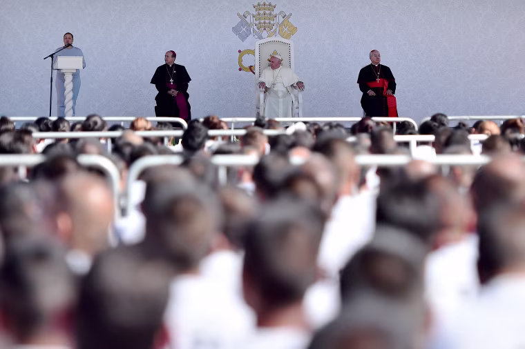 Image: Pope Francis visits the the CeReSo n. 3 penitentiary in Ciudad Juarez,