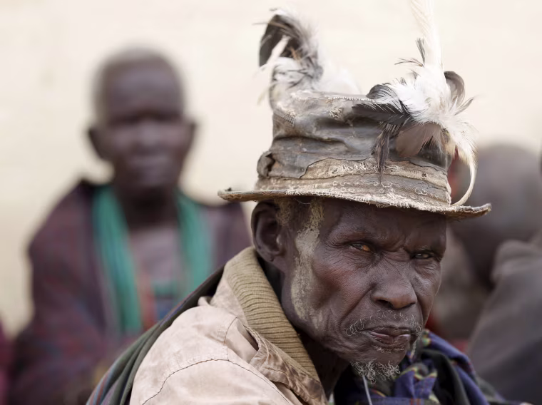 Image: A Karamojong tribesman