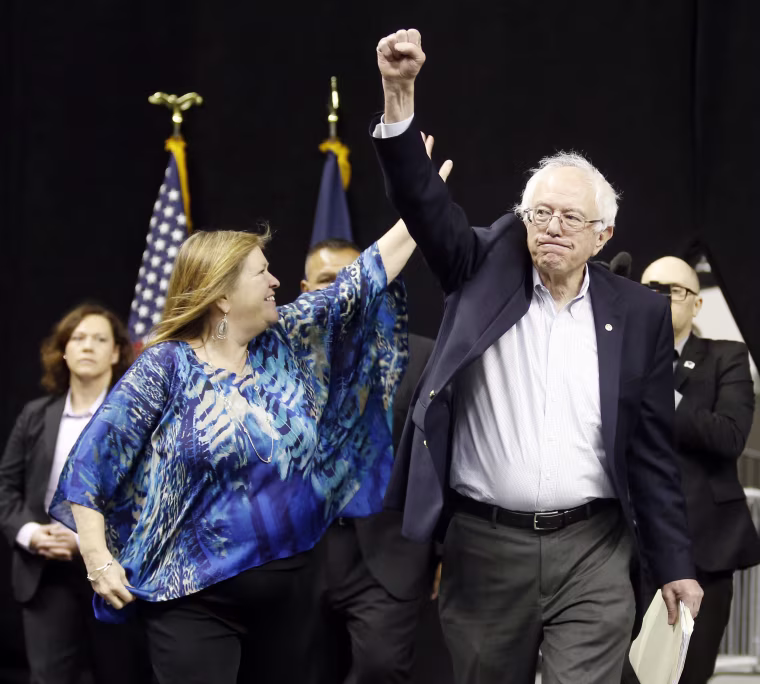 Image: Bernie Sanders, Jane Sanders