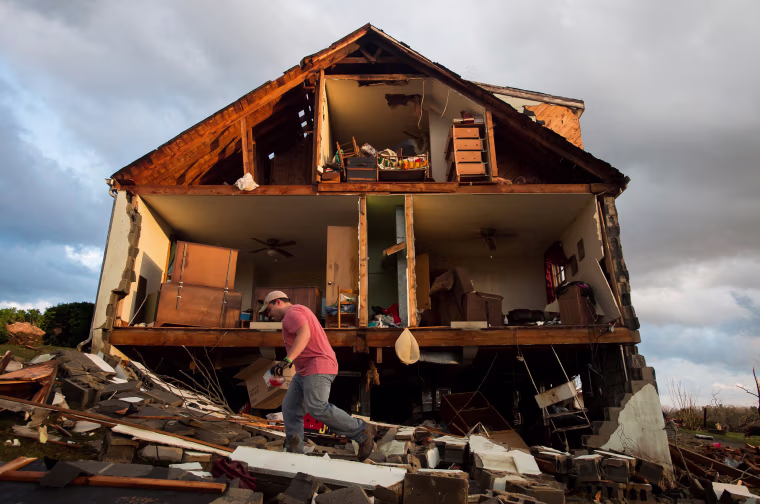 Image: East Coast Storm Inside House