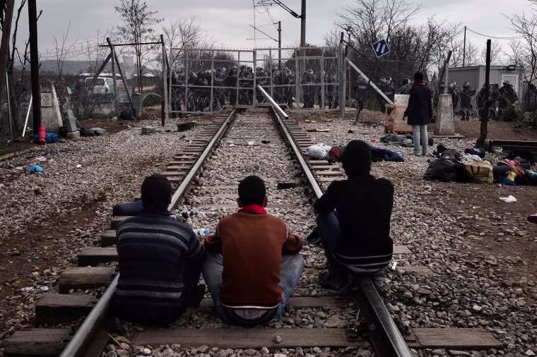Image: TOPSHOT-GREECE-EUROPE-MIGRANTS