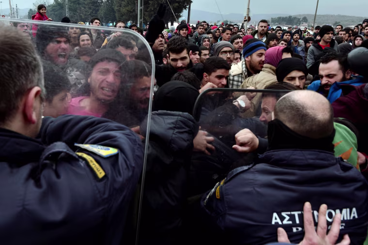 Image: GREECE-EUROPE-MIGRANTS-PROTEST
