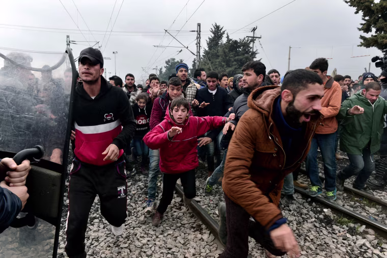 Image: GREECE-EUROPE-MIGRANTS-PROTEST