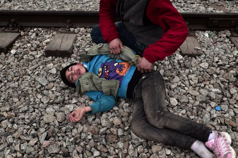 Image: GREECE-MACEDONIA-MIGRANTS-EUROPE