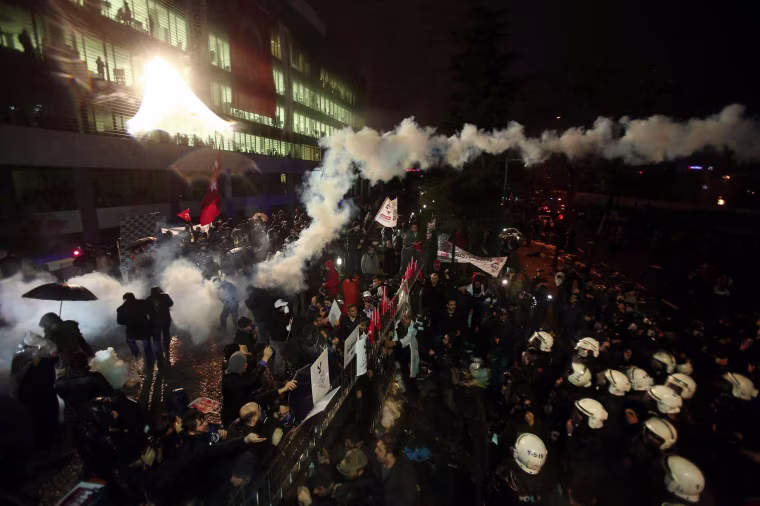 Image: Turkey social unrest 2016 March