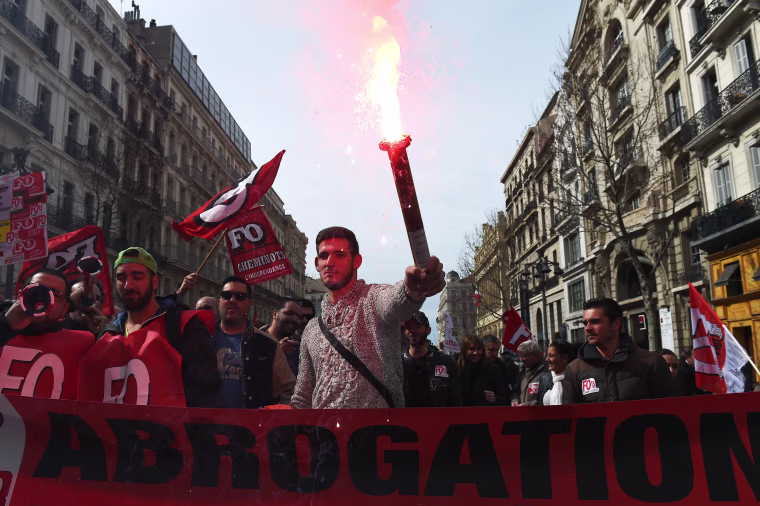 Image: FRANCE-ECONOMY-LABOUR-REFORM-STRIKE-DEMO