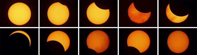 Image: Composite Solar Eclipse