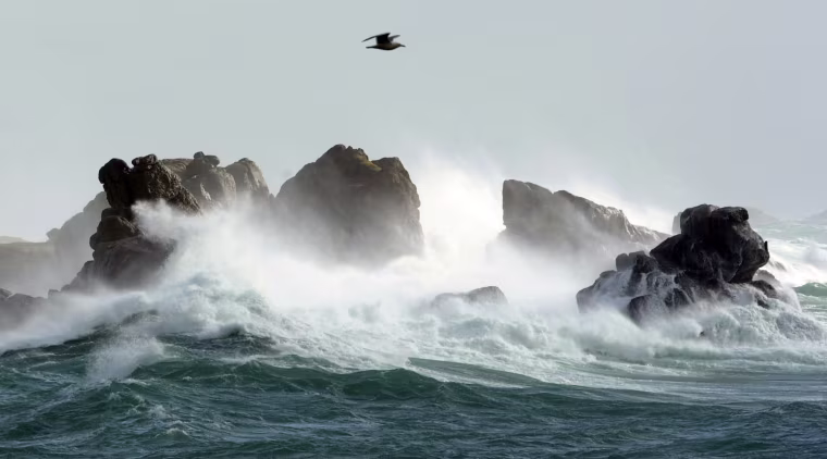 Image: FRANCE-WEATHER-SEA