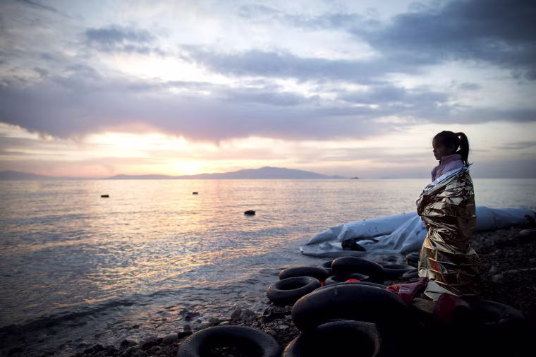 Image: ***BESTPIX*** Greek Island Of Lesbos On The Frontline Of the Migrant Crisis