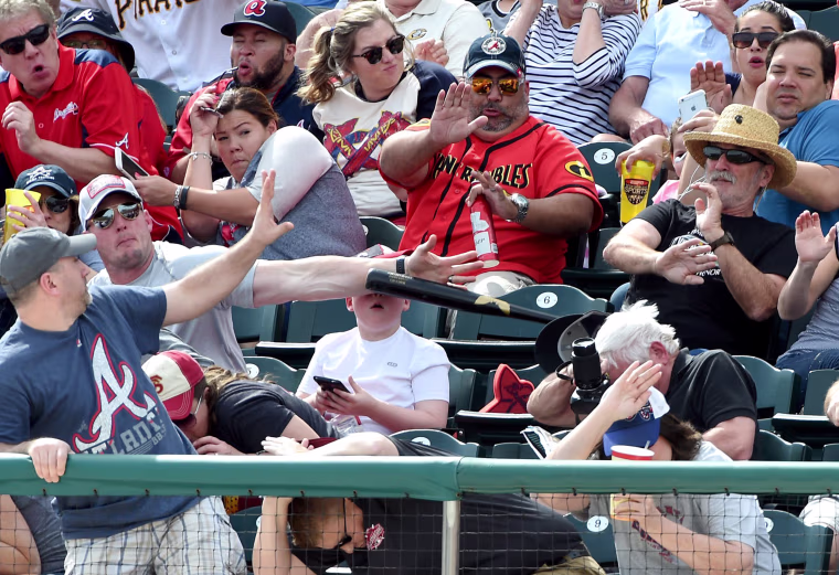 Image: Baseball Bat Flying