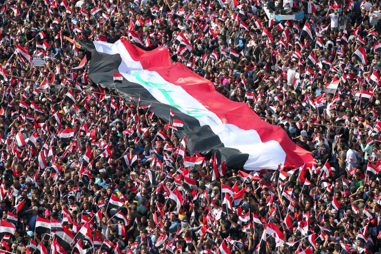 Image: TOPSHOT-IRAQ-POLITICS-CORRUPTION-SADR-DEMO