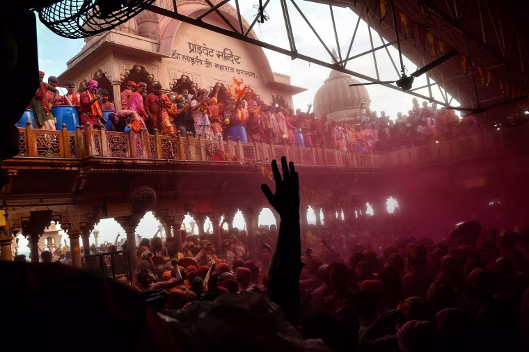 Image: TOPSHOT-INDIA-RELIGION-FESTIVAL-HOLI
