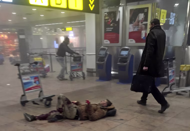Image: Explosions at Brussels Airport