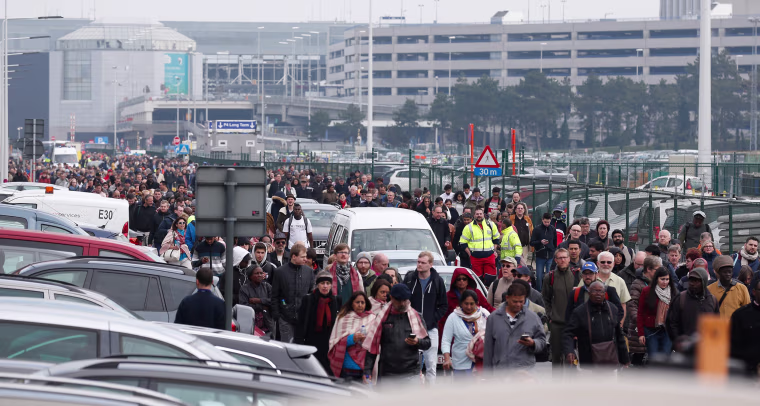 Image: Explosions at Brussels Airport