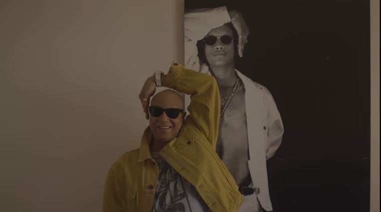 Oliver Crumes strikes a pose then and now. He is featured in the documentary about Madonna's Blonde Ambition Tour, "Strike a Pose. 