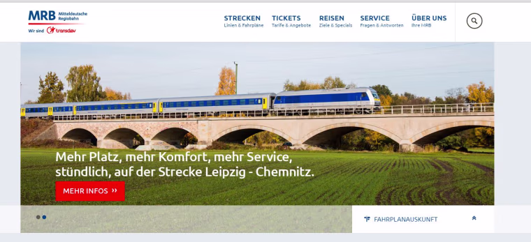 Image: Mitteldeutsche Regiobahn's website