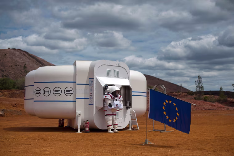 Image: The Moonwalk project's first Mars mission simulation