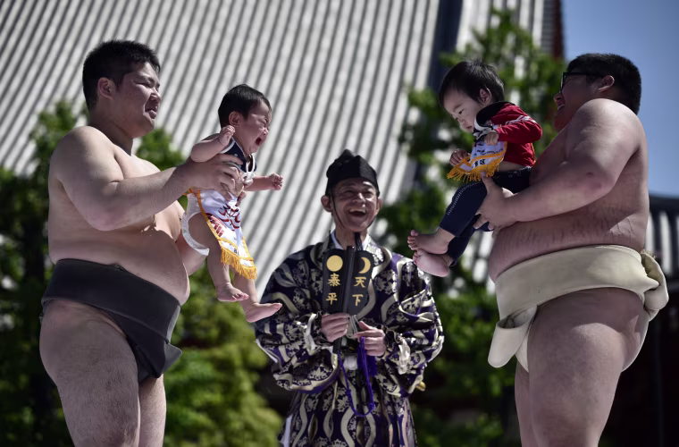 Image: Nakizumo Crying Baby Contest