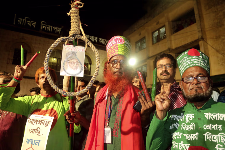 Image: Motiur Rahman Nizami executied for alleged crimes against humanity in Bangladesh
