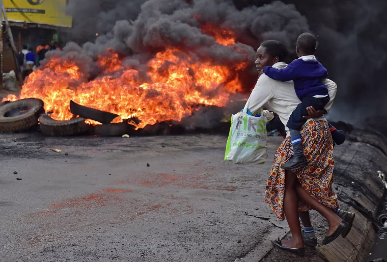Image: KENYA-POLITICS-UNREST-ELECTION-DEMO