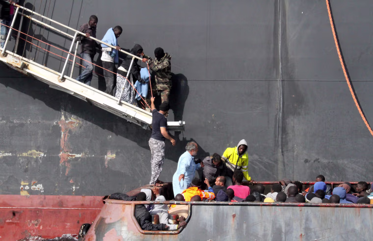 Image: TOPSHOT-LIBYA-EUROPE-MIGRANTS