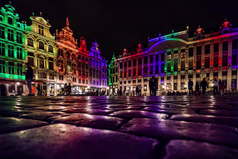 Image: BRUSSELS-US-ATTACKS-GAY