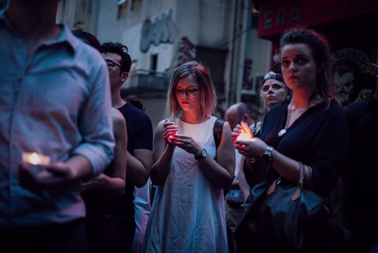 Image: Vigils In Hong Kong After The Orlando Shooting