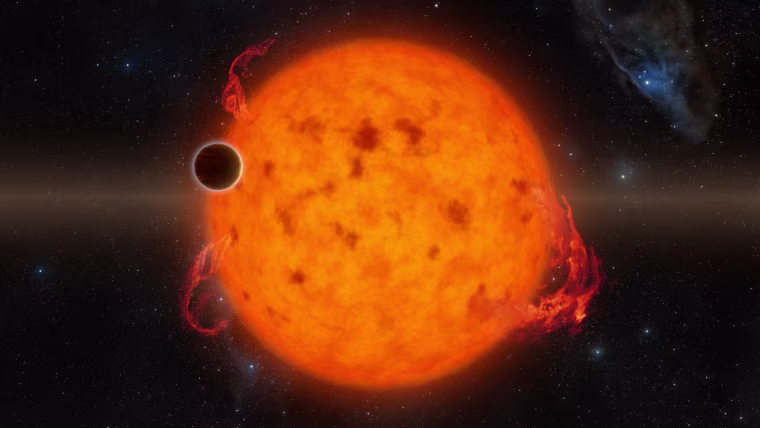The planet K2-33b, discovered during the Kepler space telescope's K2 mission, is the youngest fully formed exoplanet ever found. The Neptune-size planet is 5 million to 10 million years old. (For comparison, Earth is 4.5 billion years old.)