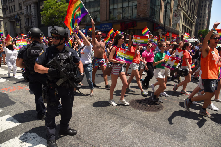 Image: Pridefest Parade, New York, USA - 26 Jun 2016
