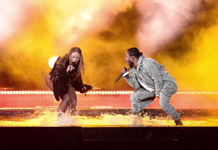 Image: Beyonce and Kendrick Lamar