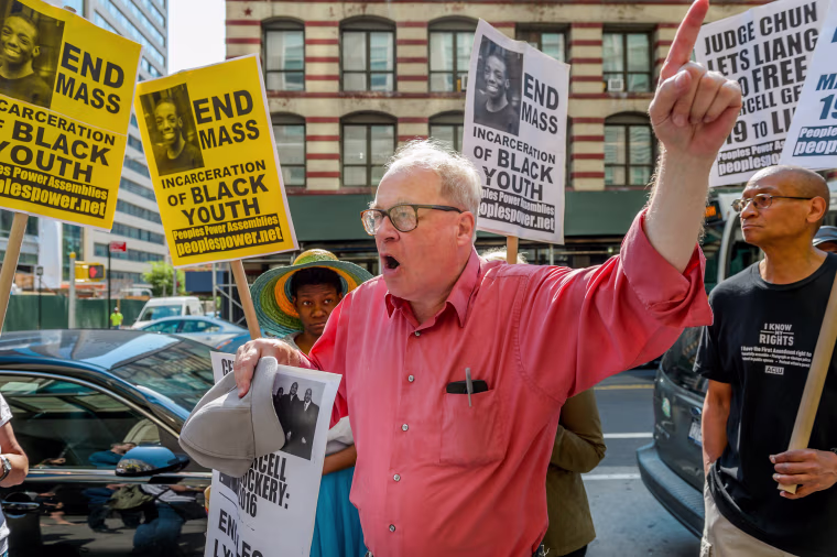 Advocacy groups demanding justice for Marcell Dockery.
