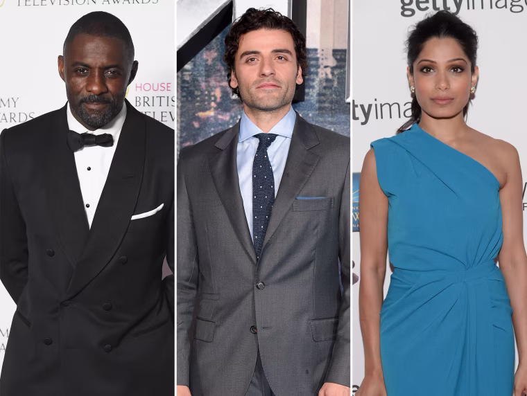 New Academy members Idris Elba, Oscar Isaac and Freida Pinto