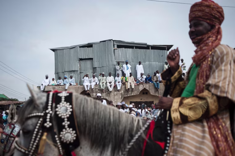 Image: NIGERIA-RELIGION-ISLAM-HORSE
