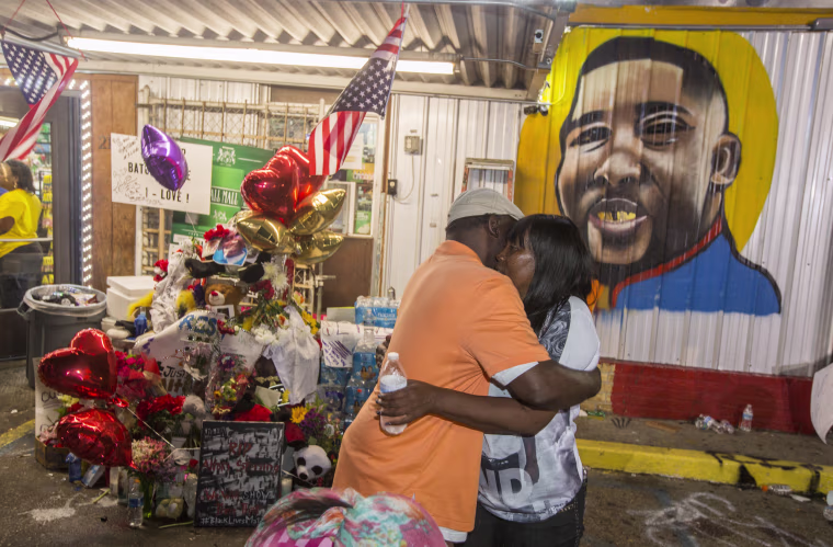 Image: Department Of Justice Launches Civil Rights Investigation In Shooting Of A Black Man By Baton Rouge Police Officer