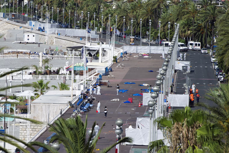 Image: Nice Bastille Day celebrations terror truck attack aftermath